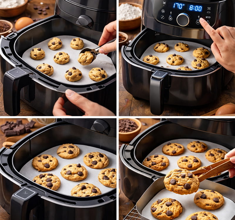 طرز تهیه کوکی در هواپز