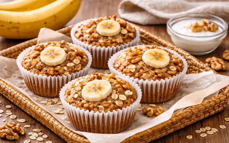 مافین موزی رژیمی با ورق هواپز